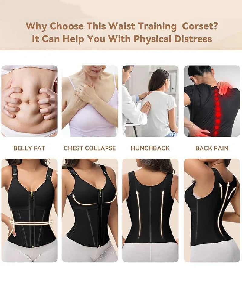 CurveLuxe™ Smooth Zip Waist Trainer