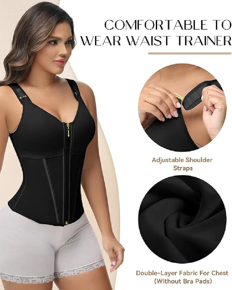 CurveLuxe™ Smooth Zip Waist Trainer