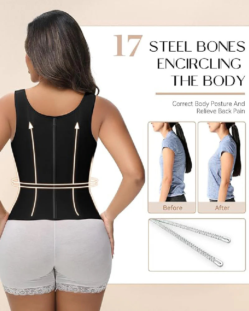 CurveLuxe™ Smooth Zip Waist Trainer