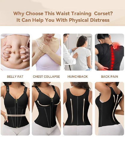 CurveLuxe™ Smooth Zip Waist Trainer